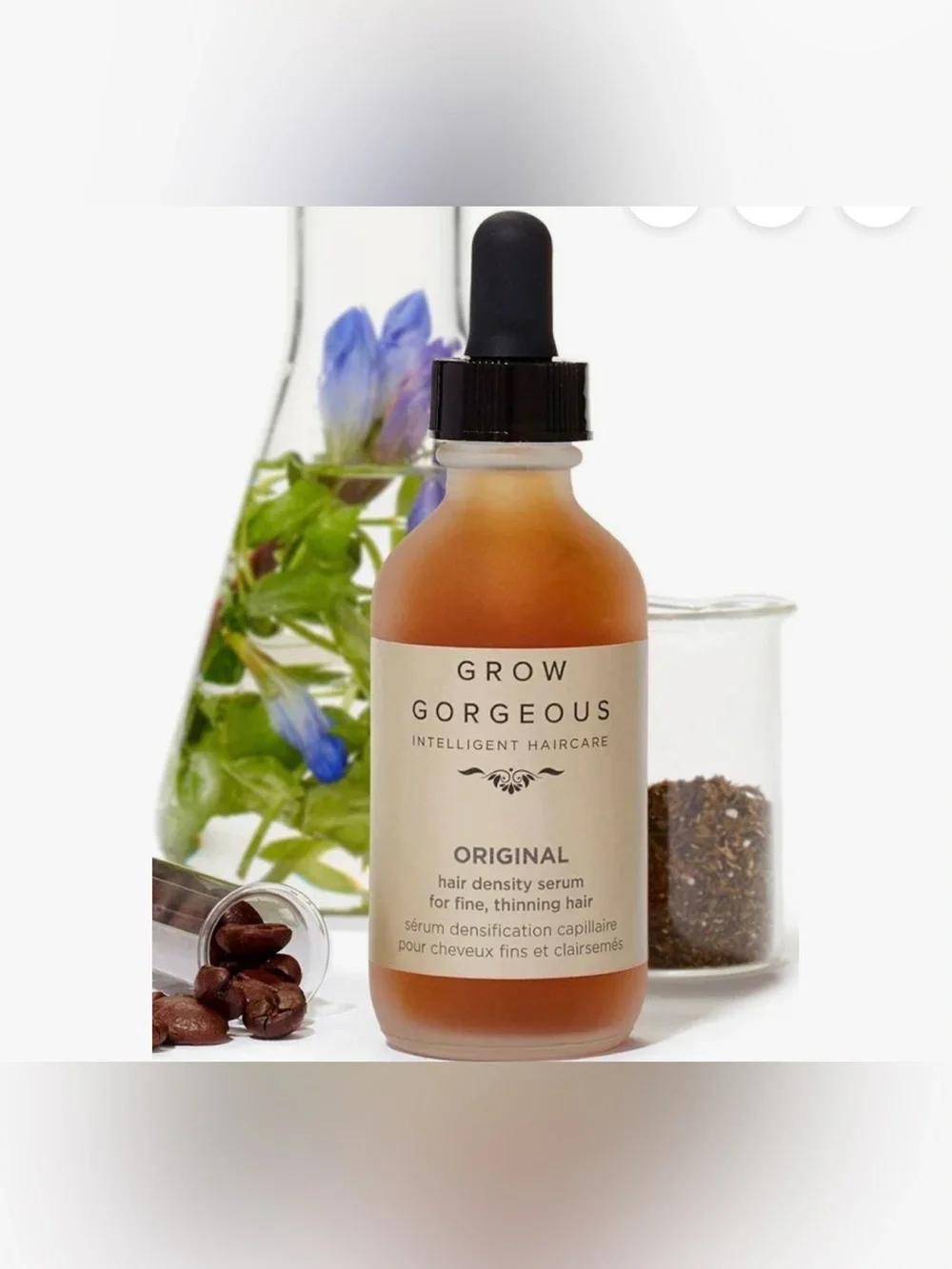 Grow Gorgeous ORIGINAL Hair Density Serum,90ml/3oz, BNIB,For Fine, Thinning Hair